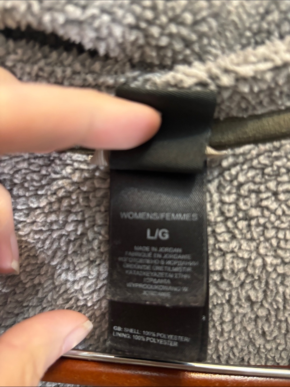 The North Face Women’s Crescent Sunshine Fleece Hoodie Pullover Grey L EUC - Picture 3 of 9